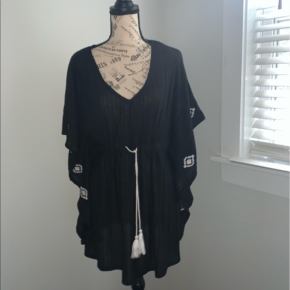 Womens black Sundress cover up size 4-6